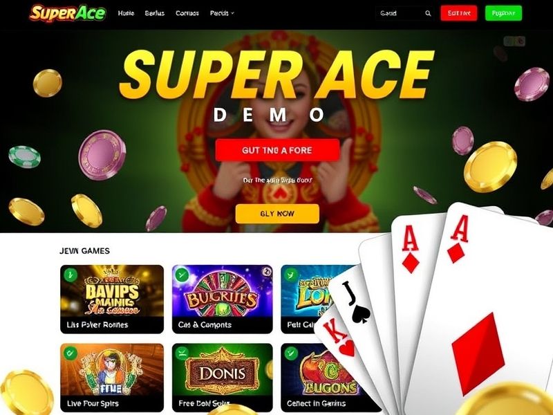 Experience the thrill of online gambling with Super Ace Demo - your gateway to free demo games and real money opportunities. Discover top casino platforms and play risk-free today.