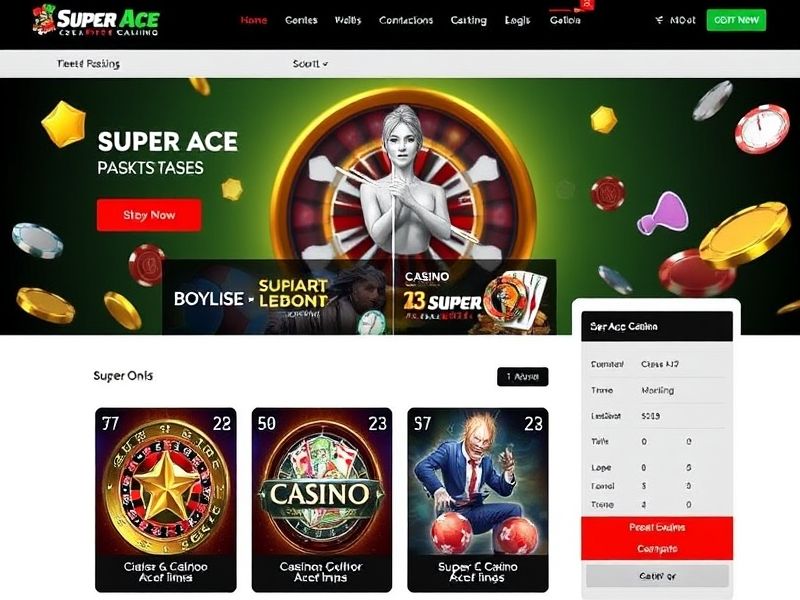 Experience the thrill of online gambling with Super Ace Demo - your gateway to free demo games and real money opportunities. Discover top casino platforms and play risk-free today.